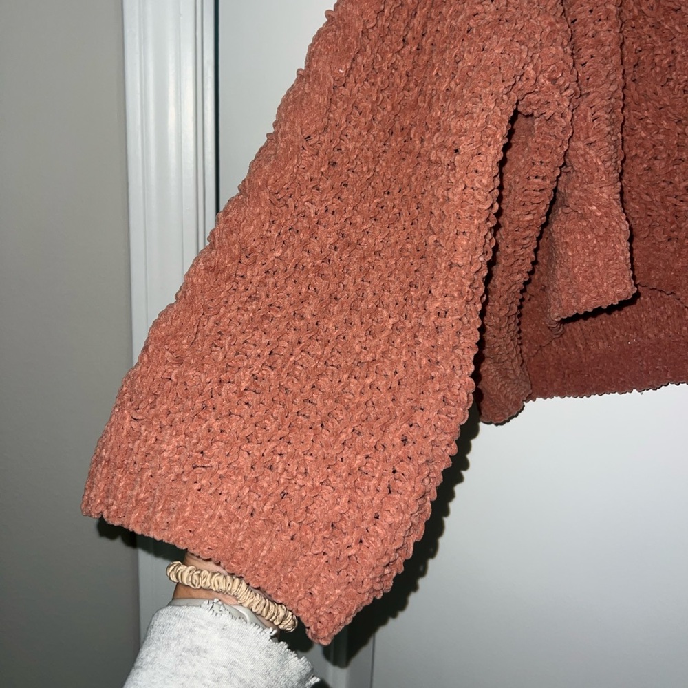 VICI Cable Knit Sweater - Rust - Picture 3 of 7
